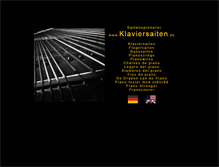 Tablet Screenshot of klaviersaiten.de